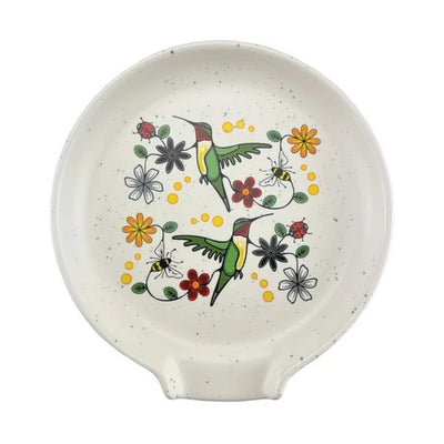 Hummingbird (Nenookaasi) Spoon Rest - Lac Seul First Nation/Ojibwe | Native Northwest | boogie + birdie