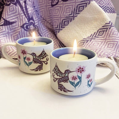 Hummingbird Espresso Mugs - Set of 2 |  Native Northwest | boogie + birdie