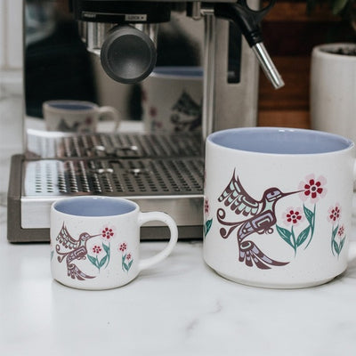 Hummingbird Espresso Mugs - Set of 2 |  Native Northwest | boogie + birdie