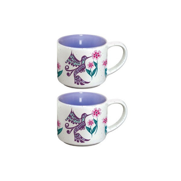 Hummingbird Espresso Mugs - Set of 2 |  Native Northwest | boogie + birdie