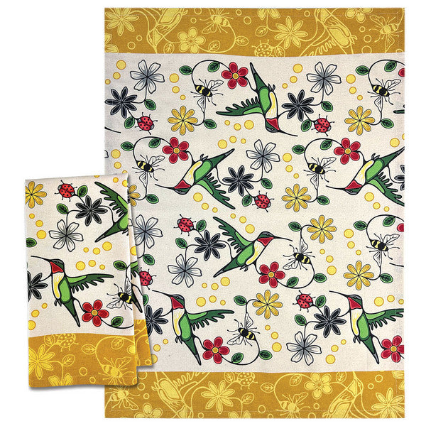 Hummingbird (Nenookaasi) Tea Towel | Kitchenware | boogie + birdie