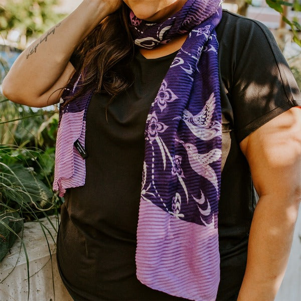 Hummingbird Coast Salish Scarf | Native Northwest | boogie + birdie

