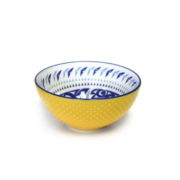Hummingbird Small Porcelain Bowl - Coast Salish | Native Northwest | boogie + birdie