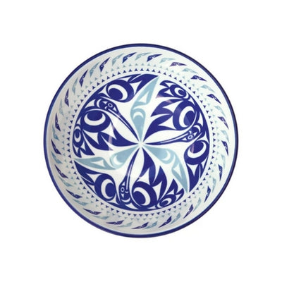 Hummingbird Small Porcelain Bowl - Coast Salish | Native Northwest | boogie + birdie