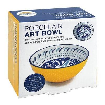 Hummingbird Small Porcelain Bowl - Coast Salish | Native Northwest | boogie + birdie