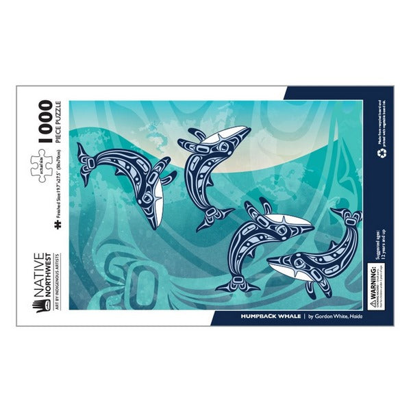 Humpback Whale Puzzle 1000 Piece | Native Northwest | boogie + birdie

