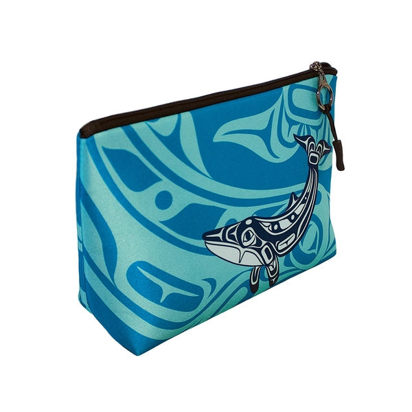 Humpback Whale Zip Pouch | Native Northwest | boogie + birdie