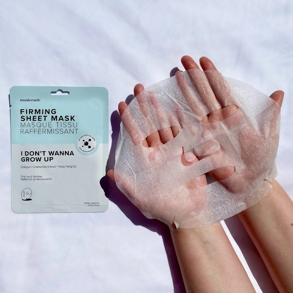 I Don't Want To Grow Up  Firming Sheet Mask | Maskeraide | boogie + birdie