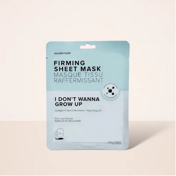 I Don't Want To Grow Up  Firming Sheet Mask | Maskeraide | boogie + birdie