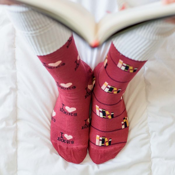 Women's I Love Books Socks | Friday Sock Co. | boogie + birdie
