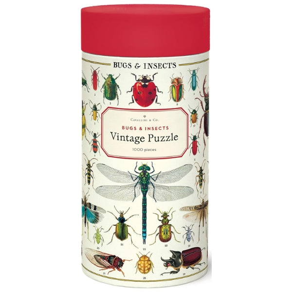 Bugs & Insects 1000 Piece Puzzle | Cavallini | boogie + birdie