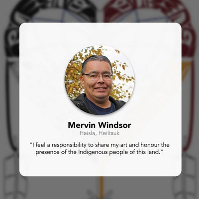 Indigenous Canada Haisal/Heiltsuk Postcard | Native Northwest | boogie + birdie