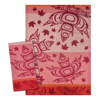 Indigenous Maple Tea Towel - Haisla/Heiltsuk | Kitchen | boogie + birdie