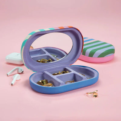 Orange Stripe Inkerie Jewellery Case | Kikkerland | boogie + birdie