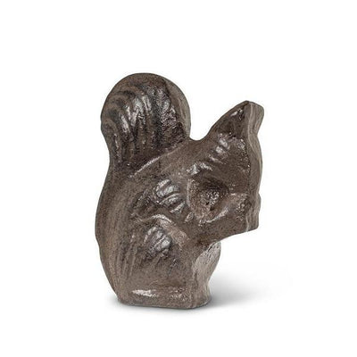 Mini Brown Squirrel Iron Decor | Figurines | boogie + birdie