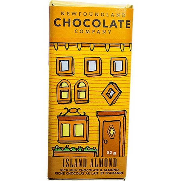 Island Almond Milk Chocolate Bar  | Newfoundland Chocolate | boogie + birdie