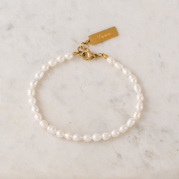 Gold Isola Pearl Waterproof Bracelet | Lover's Tempo | boogie + birdie