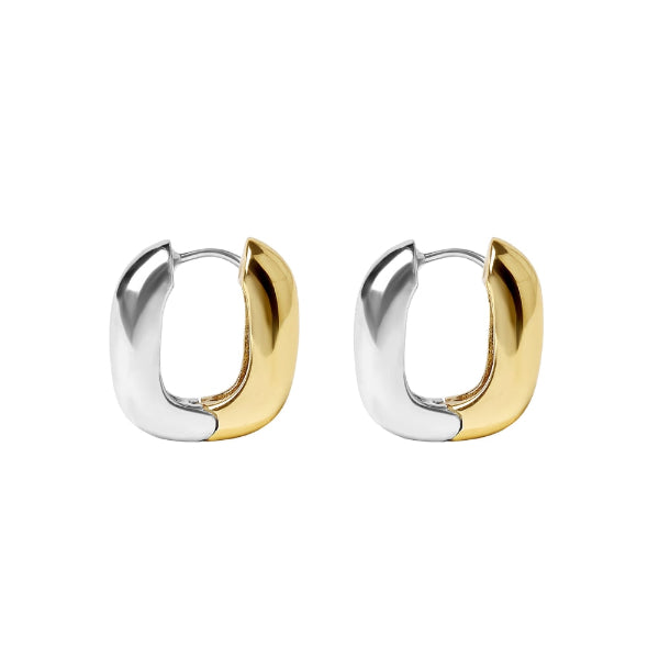 Jack Two-Tone Hoop Earrings | BAMBU Jewellery | boogie + birdie

