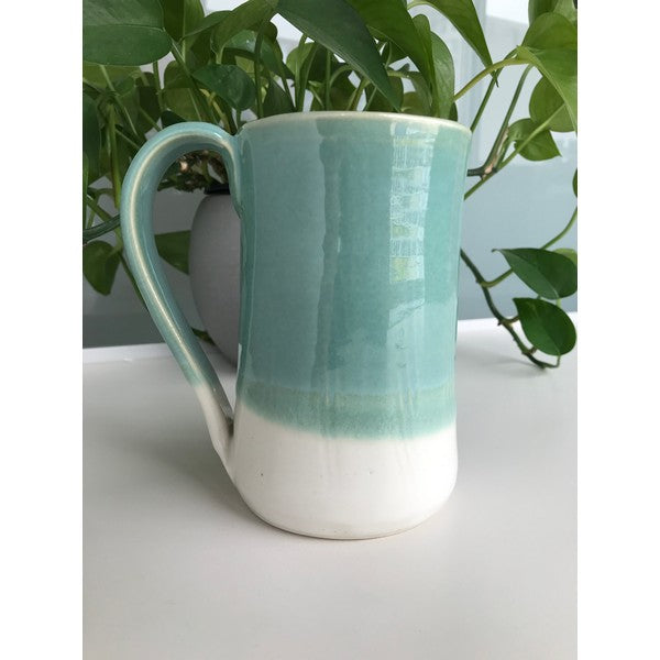 Jade & White Large Mug