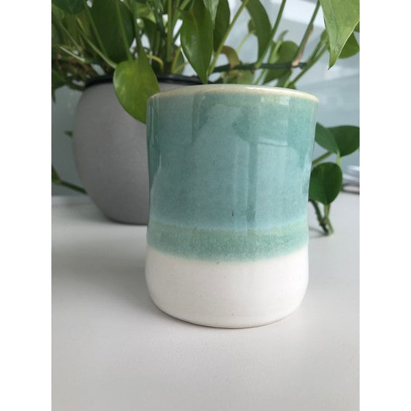Jade & White Tumbler | Parsons Pottery | boogie + birdie