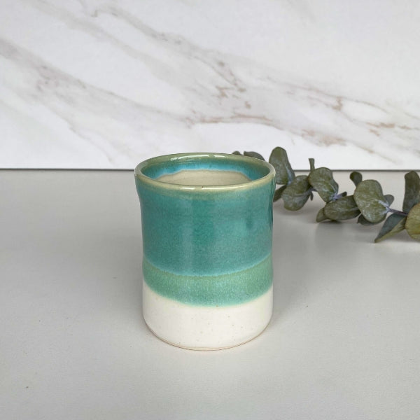 Jade & White Tumbler | Parsons Pottery | boogie + birdie