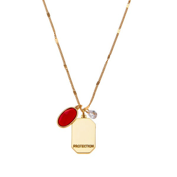 January Garnet Birthstone Necklace | Foxy Originals | boogie + birdie