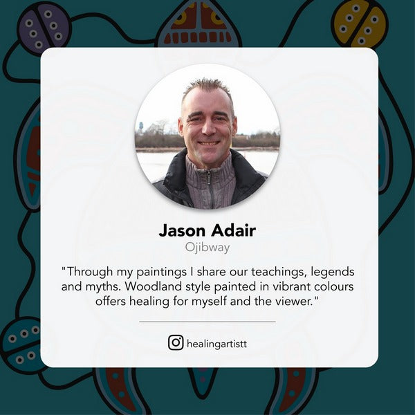 Turtle Acrylic Keychain - Ojibway | Native Northwest | boogie + birdie