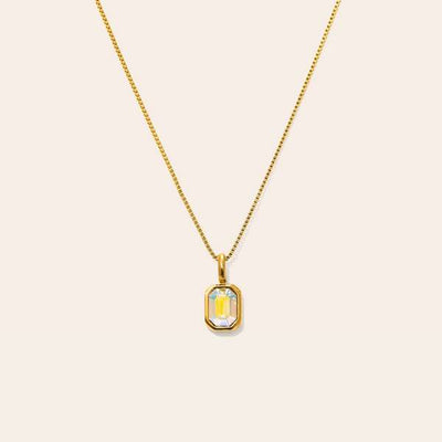Gold June Waterproof Birthstone Necklace | Lover's Tempo | boogie + birdie