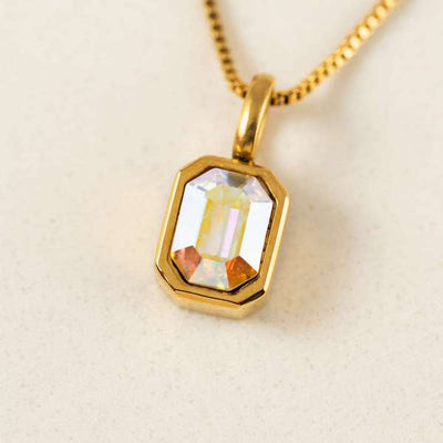 Gold June Waterproof Birthstone Necklace | Lover's Tempo | boogie + birdie