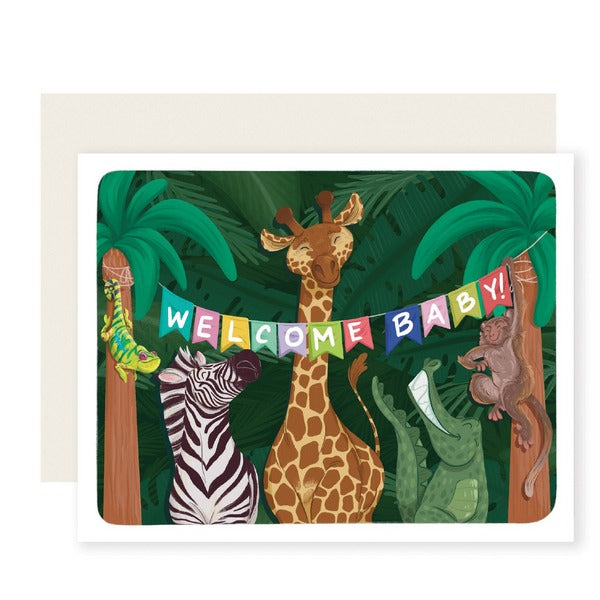 Jungle Baby Card | Greeting Cards | boogie + birdie
