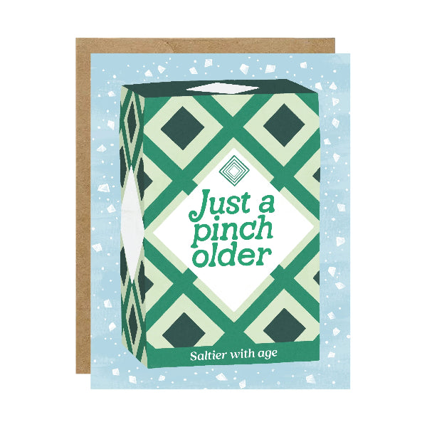 Just a Pinch Older Birthday Card | Simple Whimsy | boogie + birdie