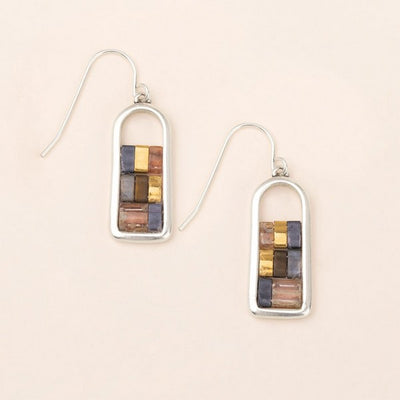 Gold Gunmetal Good Karma Drop Earrings | Scout | boogie + birdie
