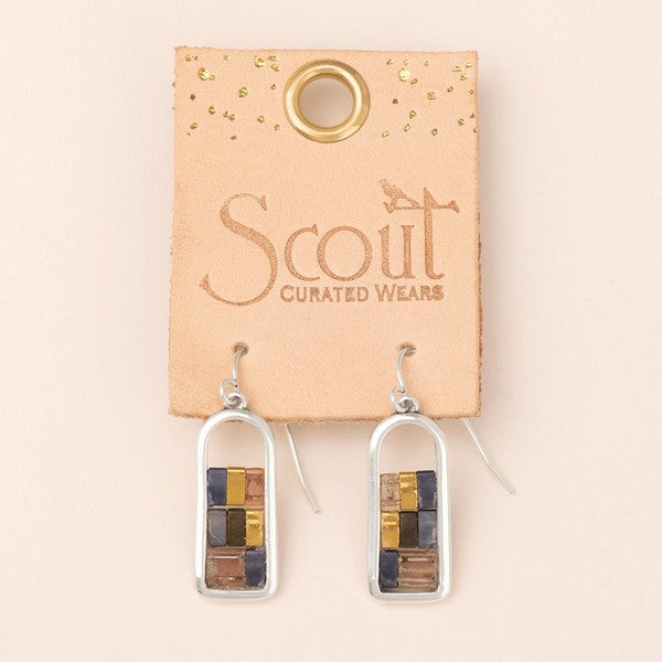 Gold Gunmetal Good Karma Drop Earrings | Scout | boogie + birdie