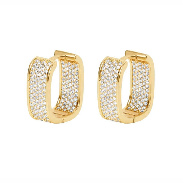 Gold Kendrick Hoop Earrings | BAMBU Jewellery | boogie + birdie

