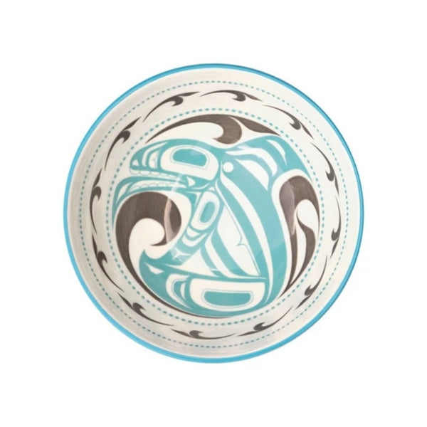 Killer Whale Small Porcelain Bowl - Gitxsan | Native Northwest | boogie + birdie