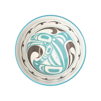 Killer Whale Small Porcelain Bowl - Gitxsan | Native Northwest | boogie + birdie