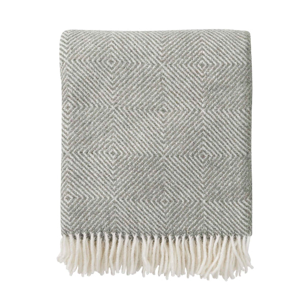 Gooseye Green Klippan Throw | Textiles | boogie + birdie