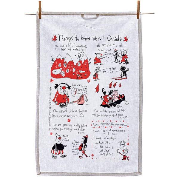 Things To Know About Canada Tea Towel | Sa Boothroyd | boogie + birdie