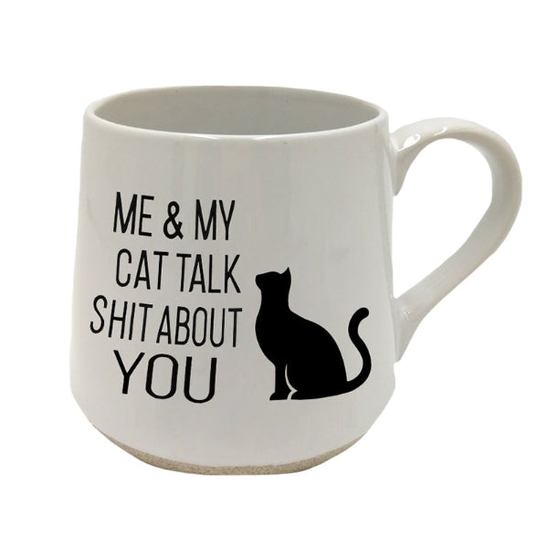 Me & my Cat Talk Shit About You Large Mug | Home | boogie + birdie