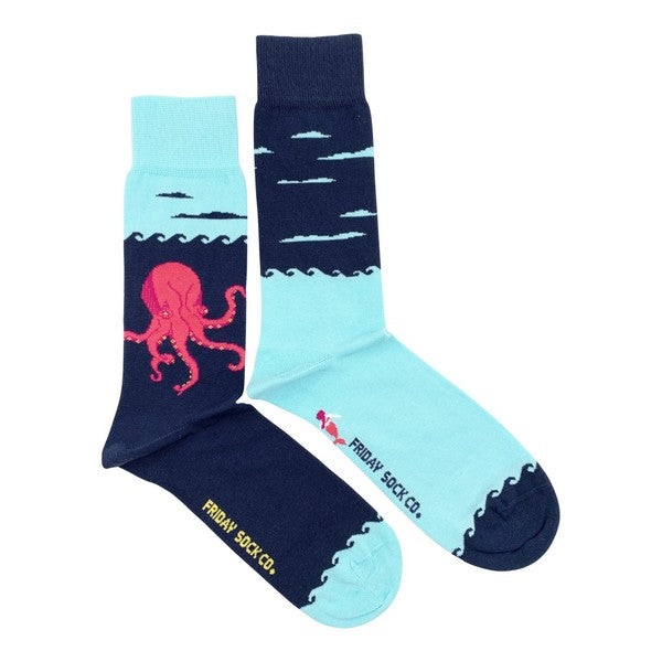 Men's Kraken & Ships Socks | Friday Sock Co. | boogie + birdie