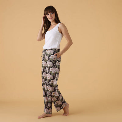 Lainey PJ Pants in a Bag | Mahogany | boogie + birdie