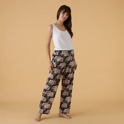 Lainey PJ Pants in a Bag | Mahogany | boogie + birdie