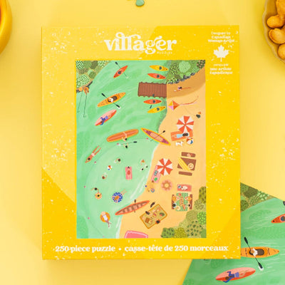 Lake Day 250 Piece Puzzle | Villager Puzzles | boogie + birdie