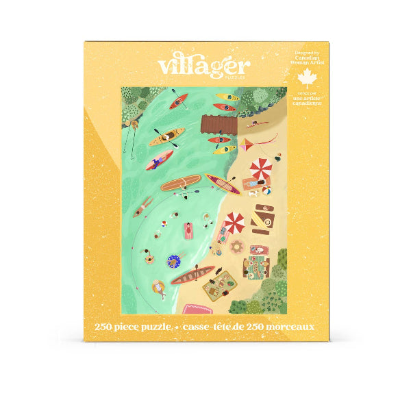 Lake Day 250 Piece Puzzle | Villager Puzzles | boogie + birdie