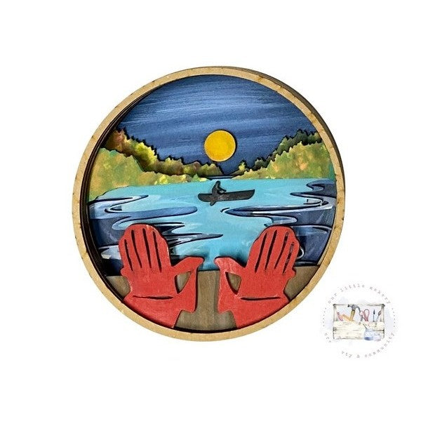 Lake Life Shadow Box Kit | Our Little Makery | boogie + birdie