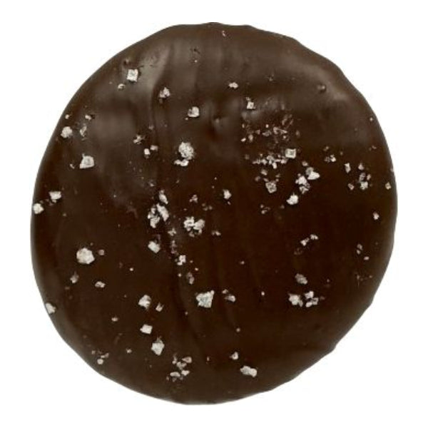 Dark Chocolate Sea Salt Caramel Patty | anDea Chocolate | boogie + birdie