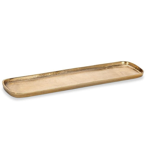 Large Oval Gold Tray 3.5"x15" | Trays | boogie + birdie