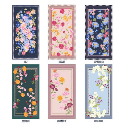 Last 6 Months Birth Flower Scarf | Attic Creations | boogie + birdie