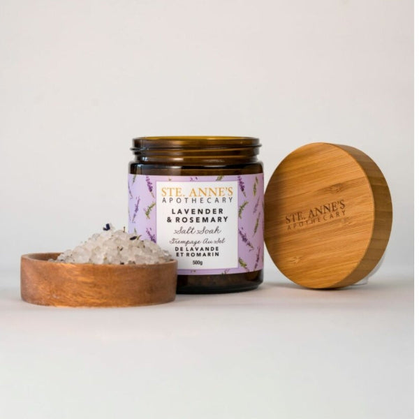 Lavender Rosemary Salt Soak | Ste. Anne's | boogie + birdie