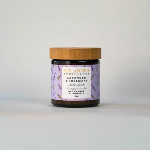 Lavender Rosemary Salt Soak | Ste. Anne's | boogie + birdie